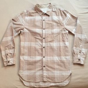 Flannel Button Down Shirt by On The Byas